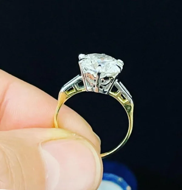 3.51ct Round Brilliant Cut Diamond Ring
