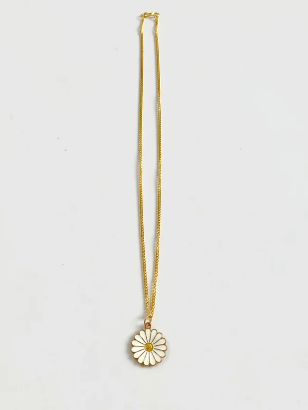 New Daisy Sunflower Pendant Necklace - Image 5
