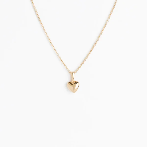 Korean Gold Color Heart Love Necklace - Image 4