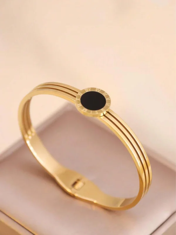 New Roman Numeral Bangle - Image 2