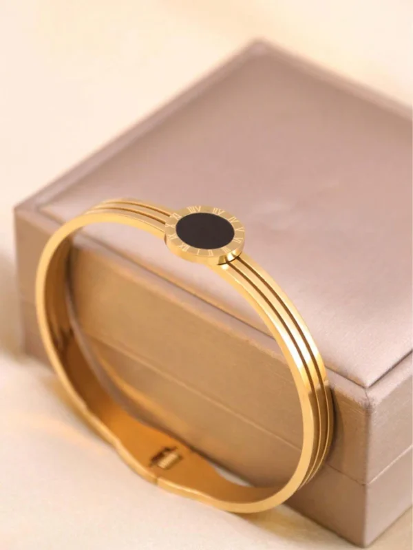 New Roman Numeral Bangle - Image 3