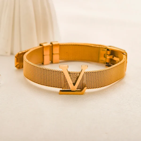 Luxury Gold Mesh Bracelet - Image 2